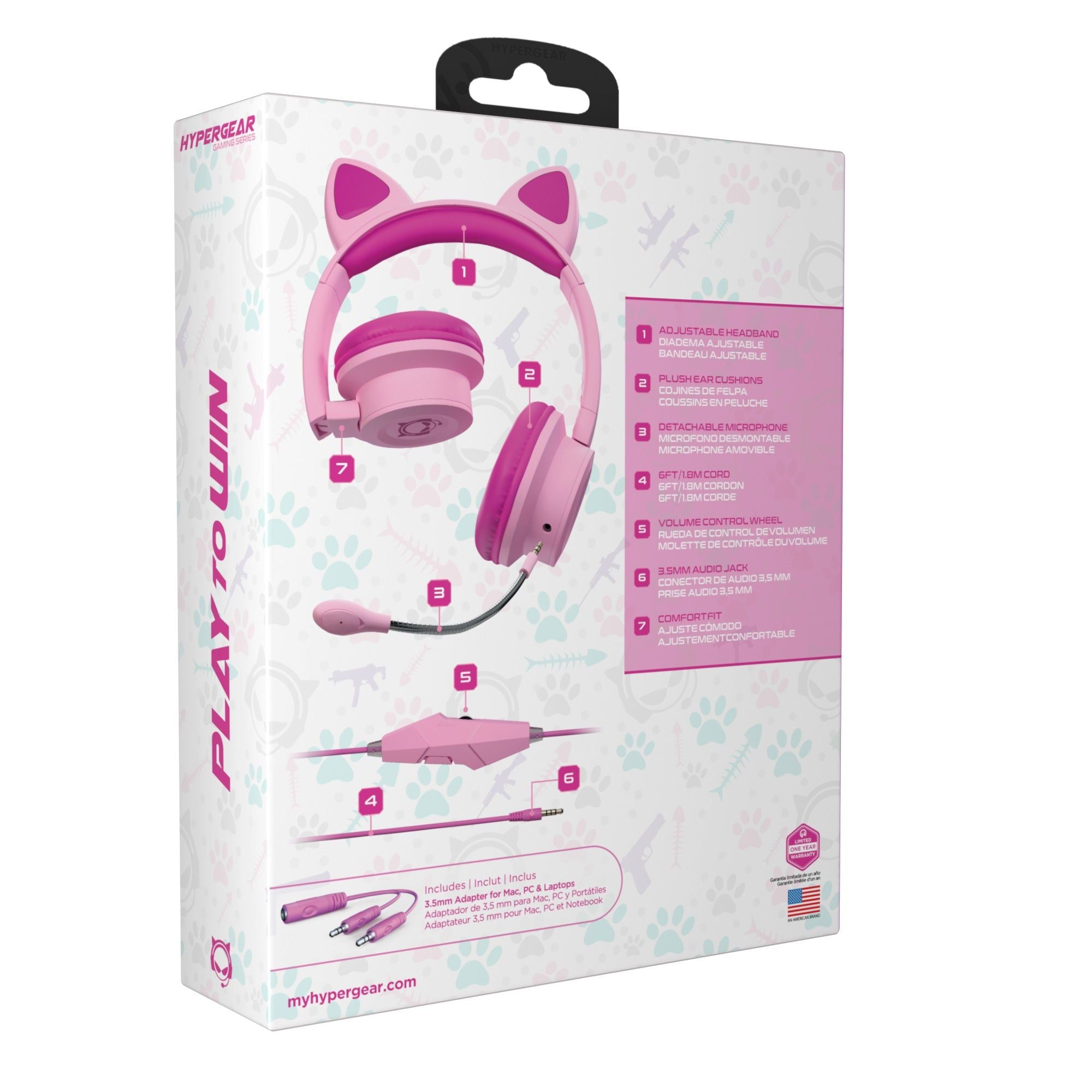 HyperGear Kombat Kitty Gaming Headset