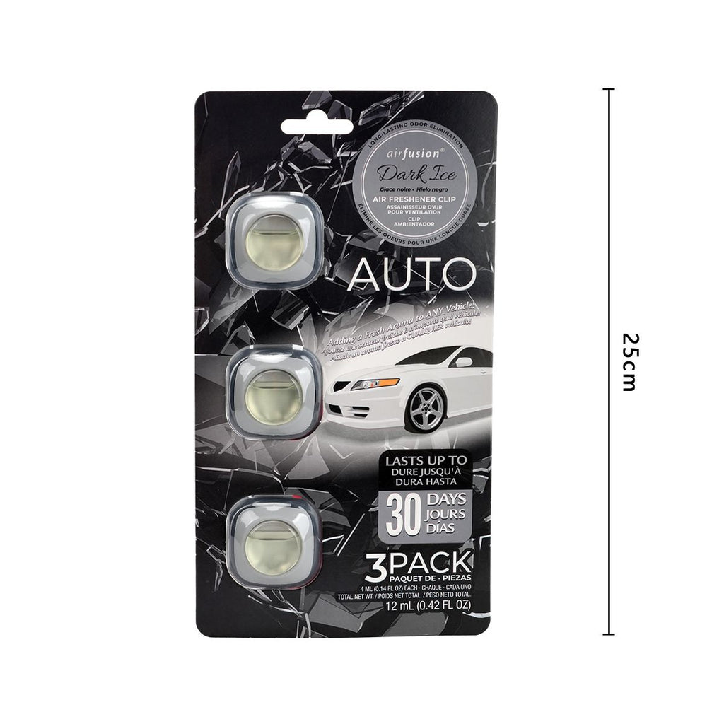 3 Pack Car Air Fresheners - Long Lasting Vent Clips For Men & Women, 3 Pack Up To 90 Days Fits All Car Refresher Odor Eliminator, New Car Scent Variety Pack