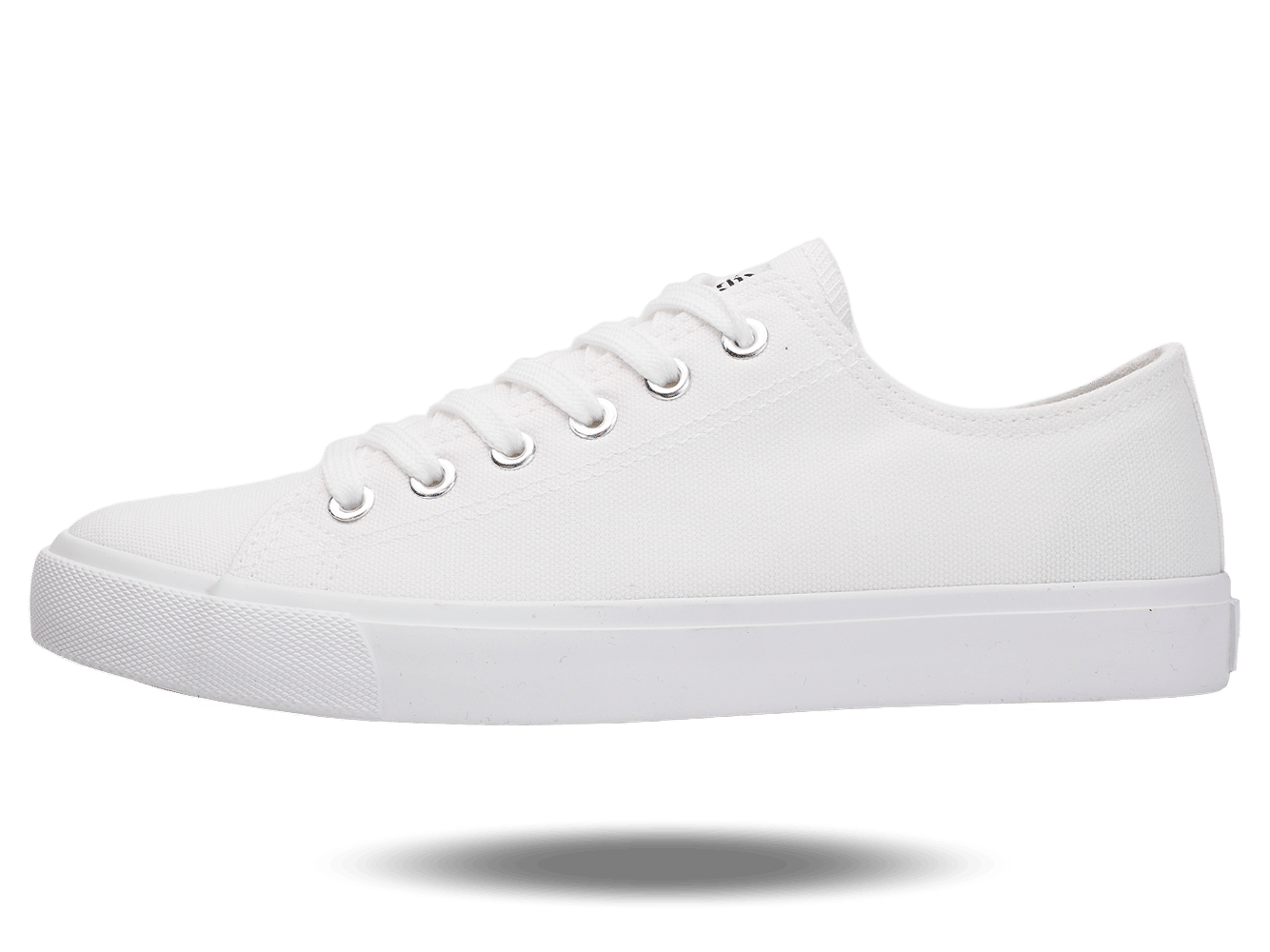 Fear0 NJ Unisex Retro Minimal All White Skateboard Sneaker Canvas Shoes
