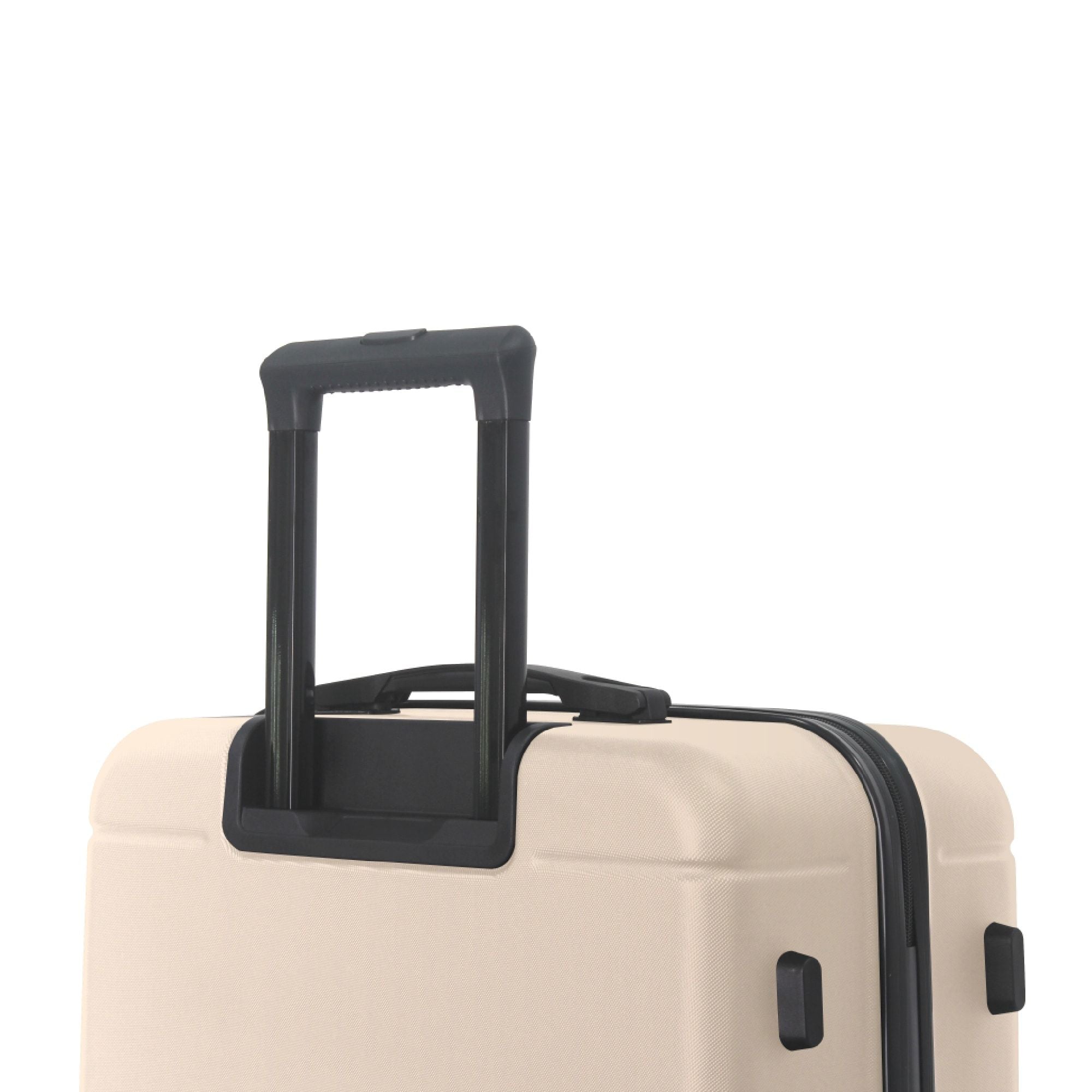 Luggage Sets ABS Hardshell 3pcs Luggage, Lightweight Durable Suitcase sets Spinner Wheels Suitcase with TSA Lock 20''24''28'' Available(Beige)