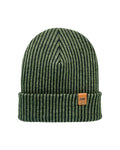 Cuffed Traditional Wide Ribbed Black/Green