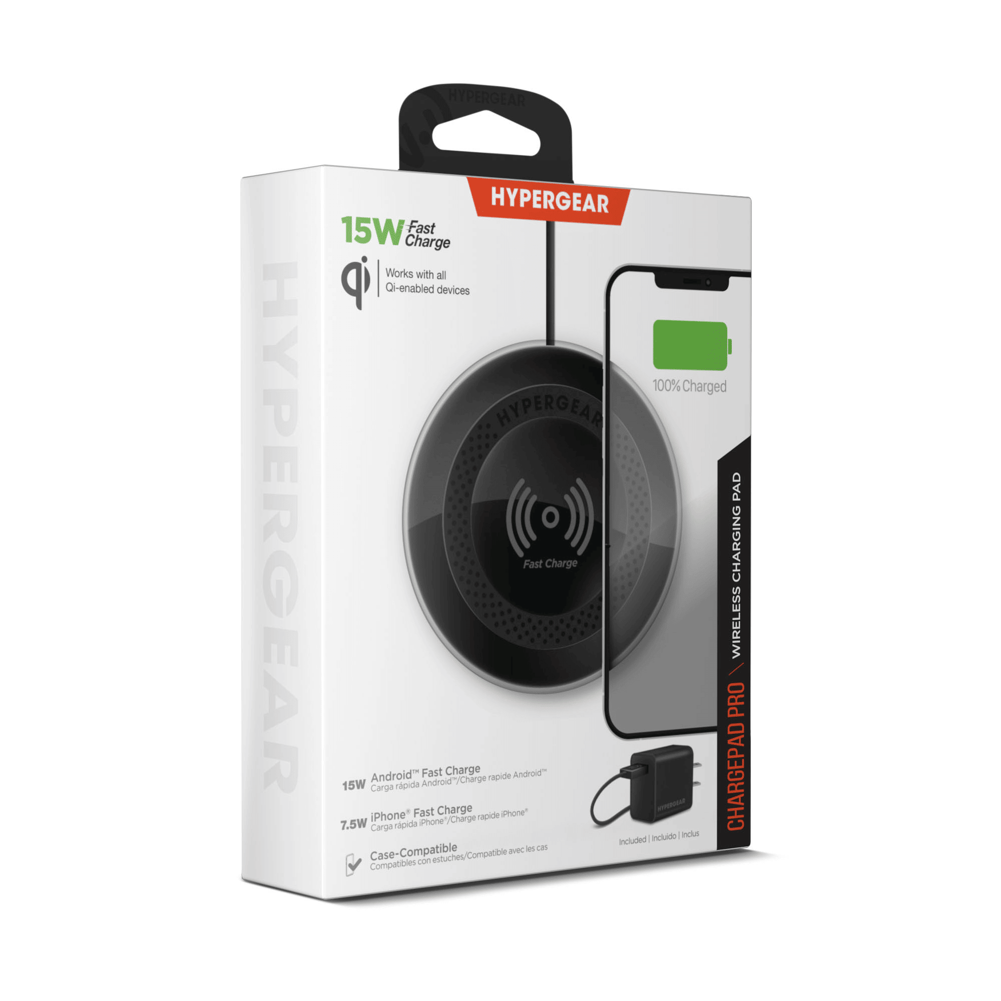 HyperGear ChargePad Pro 15W Wireless Fast Charger USB-C