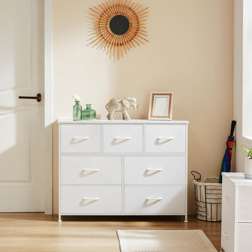 Dresser for bedroom 7 storage Spaces, assembled wardrobe lockers, bedroom furniture lockers