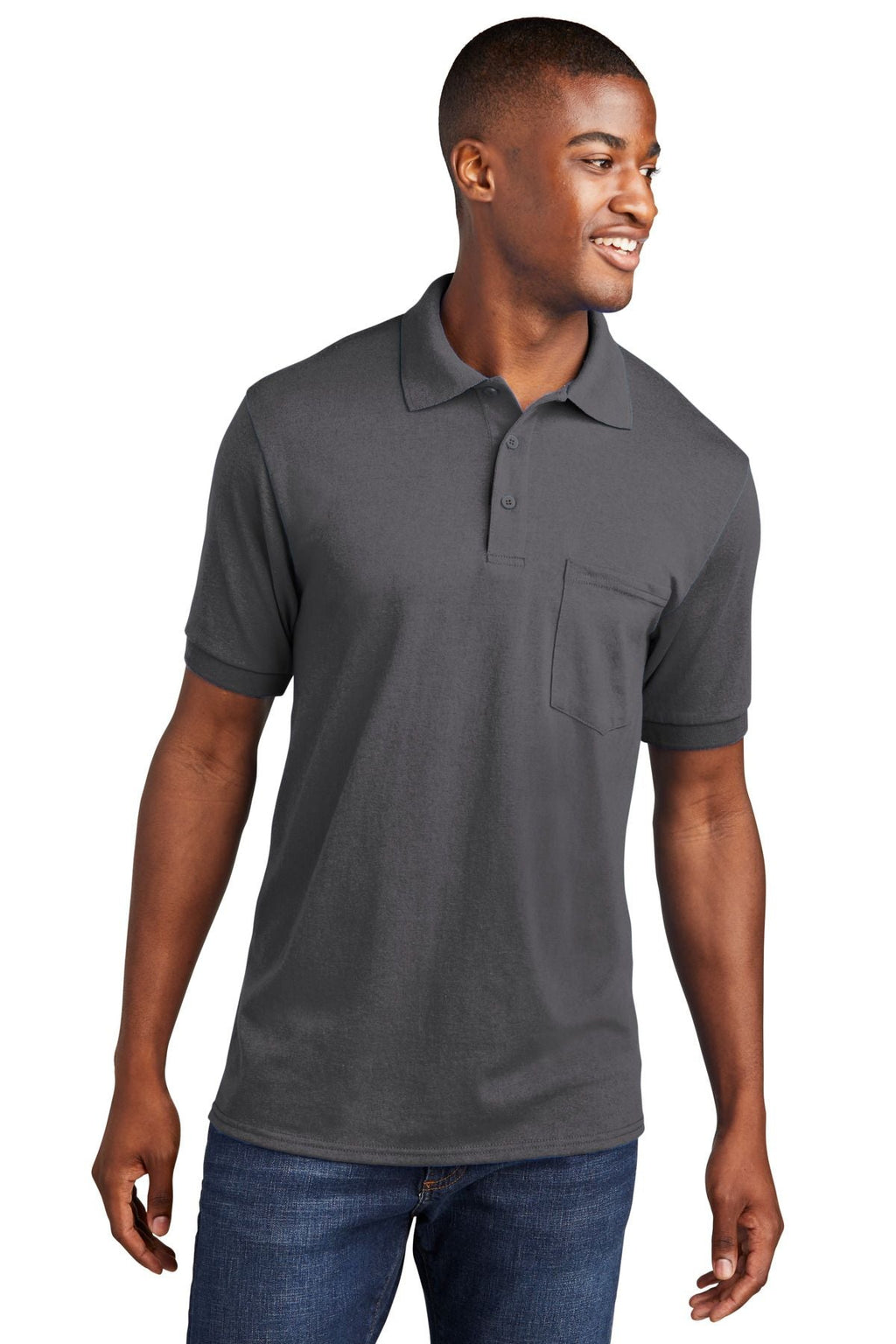 Port & Company Core Blend Jersey Knit Pocket Polo KP55P