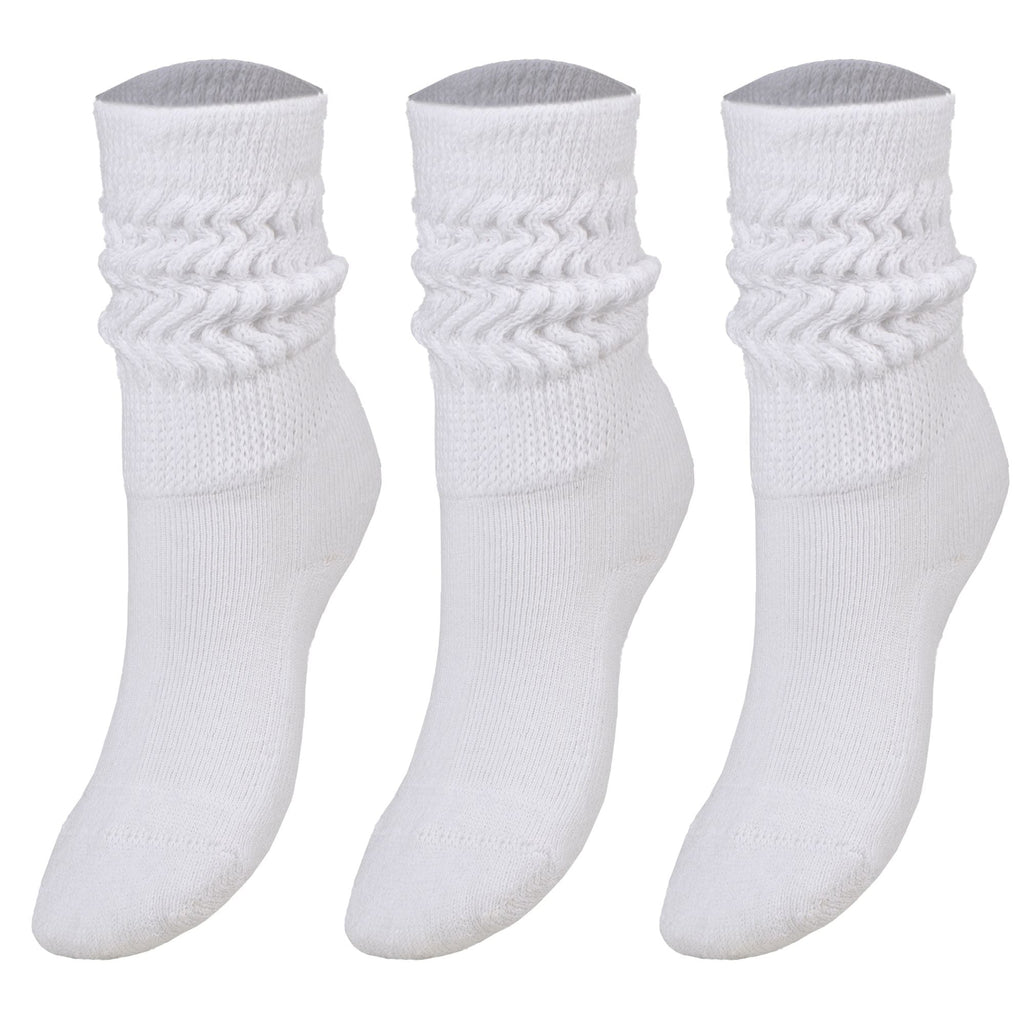 3 Pairs Kids Slouch Socks