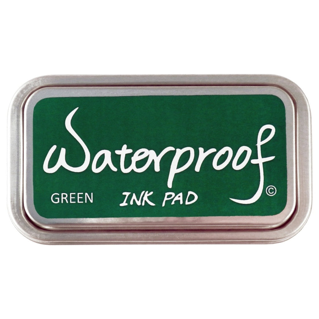 Ink Pads for Rubber Stamps;  Rubber Stamps Pads- Permanent;  Waterproof;  Stamp Pads for Card Making;  Scrapbooking Supplies;  Christmas Ink Stamps;  Hand Stamp Ink Pad;  Non-Toxic (5 Ink Pad Bundles)