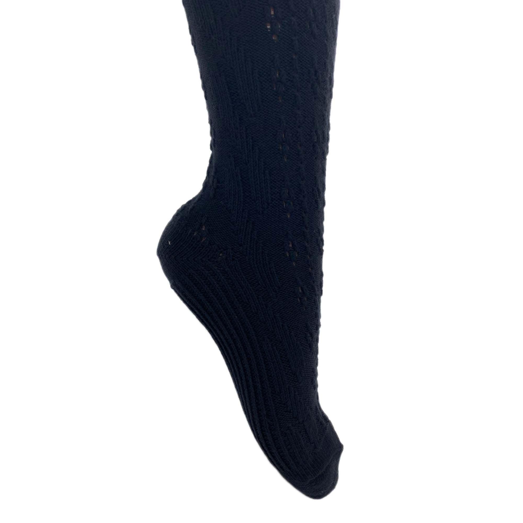 Cotton Knee High Knitted Socks for Women Novelty Knee Socks 1 Pair