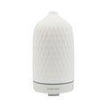 YUEMI Zen Breeze Essential Oil Diffuser Ultrasonic Aromatherapy Diffuser 160ml Ceramic Stone Aroma Diffuser with 7 Colors LED Night Light 4 Timer Setting and Waterless Auto Shut Off