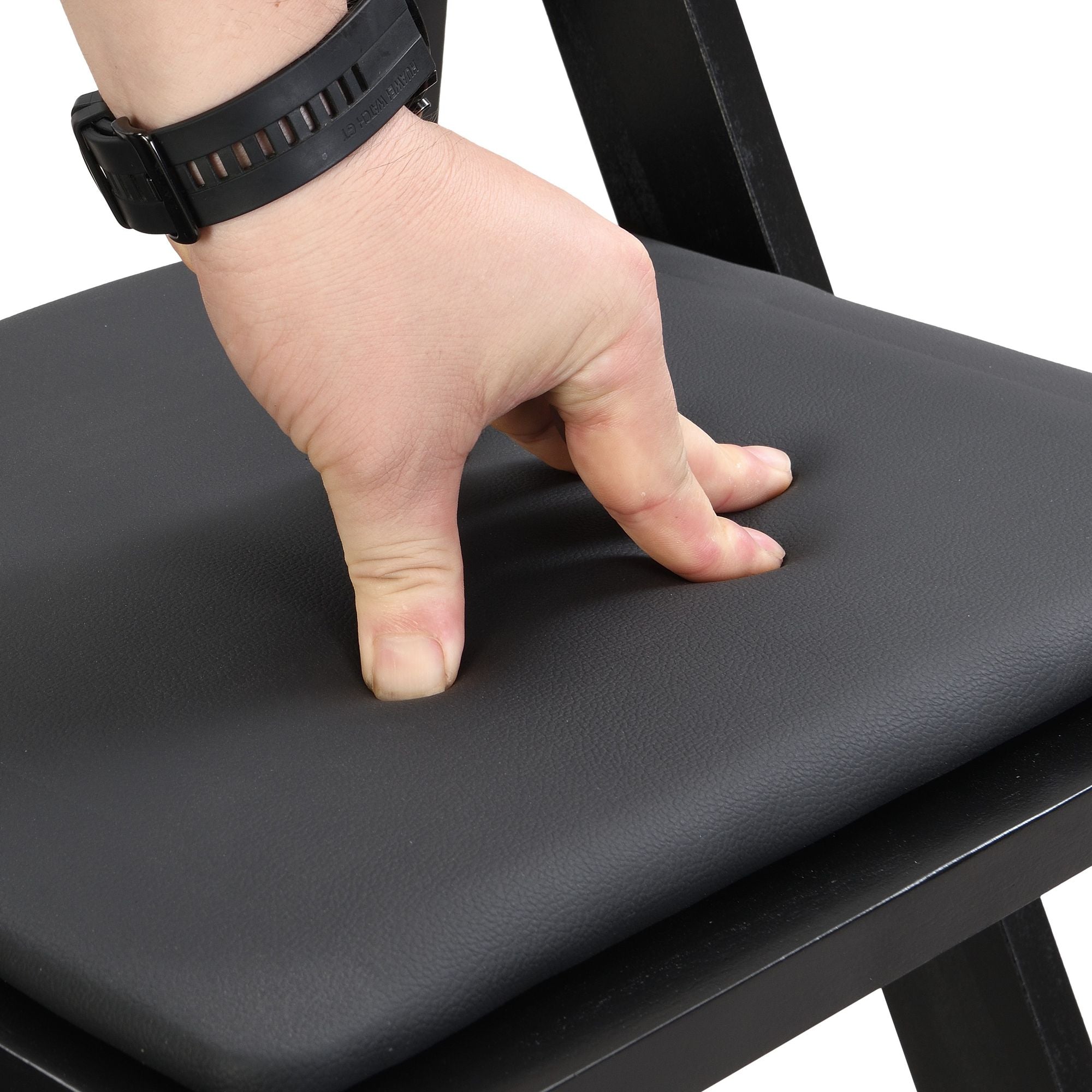 Upholstered folding chair, space saving, easy to carry, 4PCS, Dining room