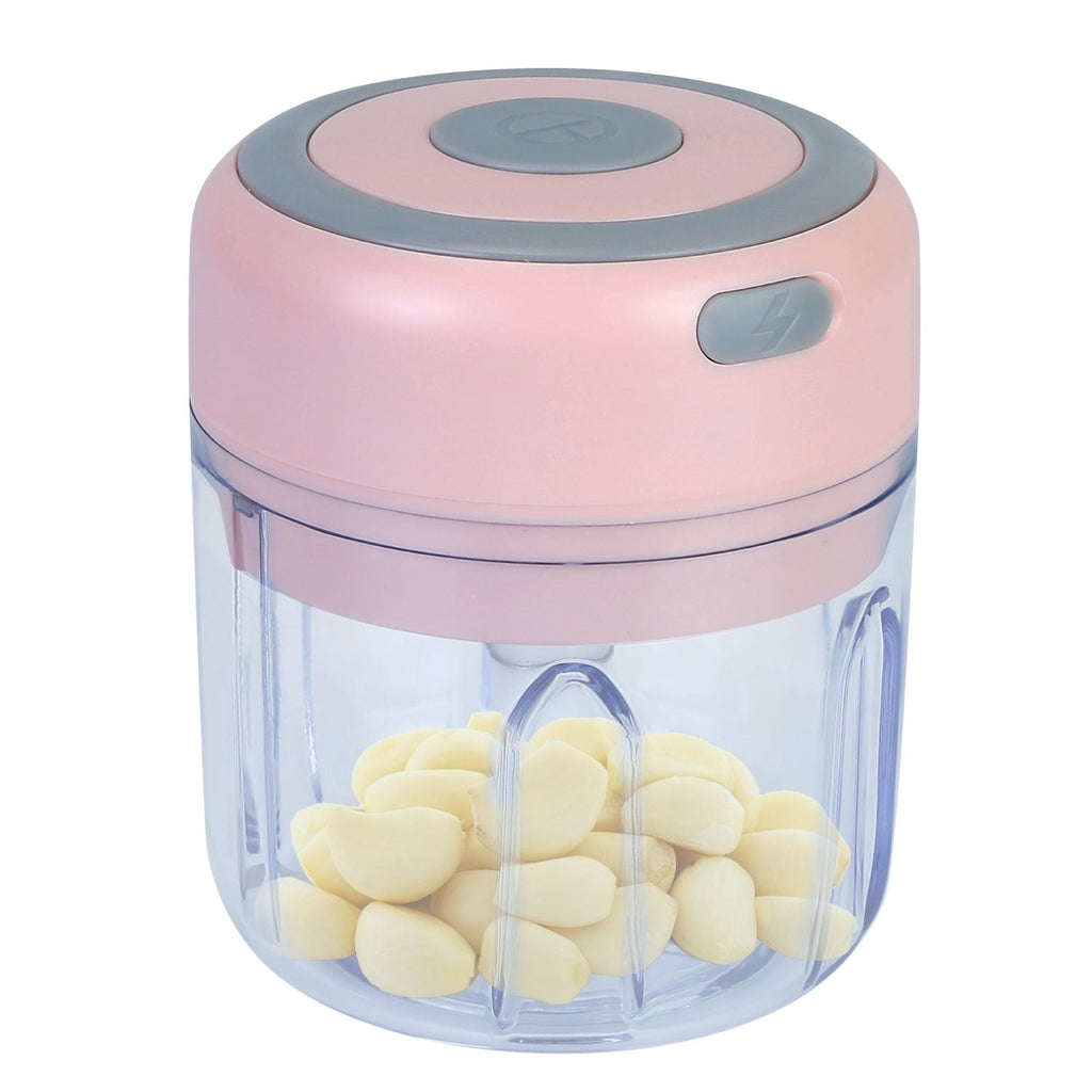 Mini Electric Garlic Chopper Ginger Chopper with 8.45OZ Capacity Cordless Garlic Mincer Food Chopper