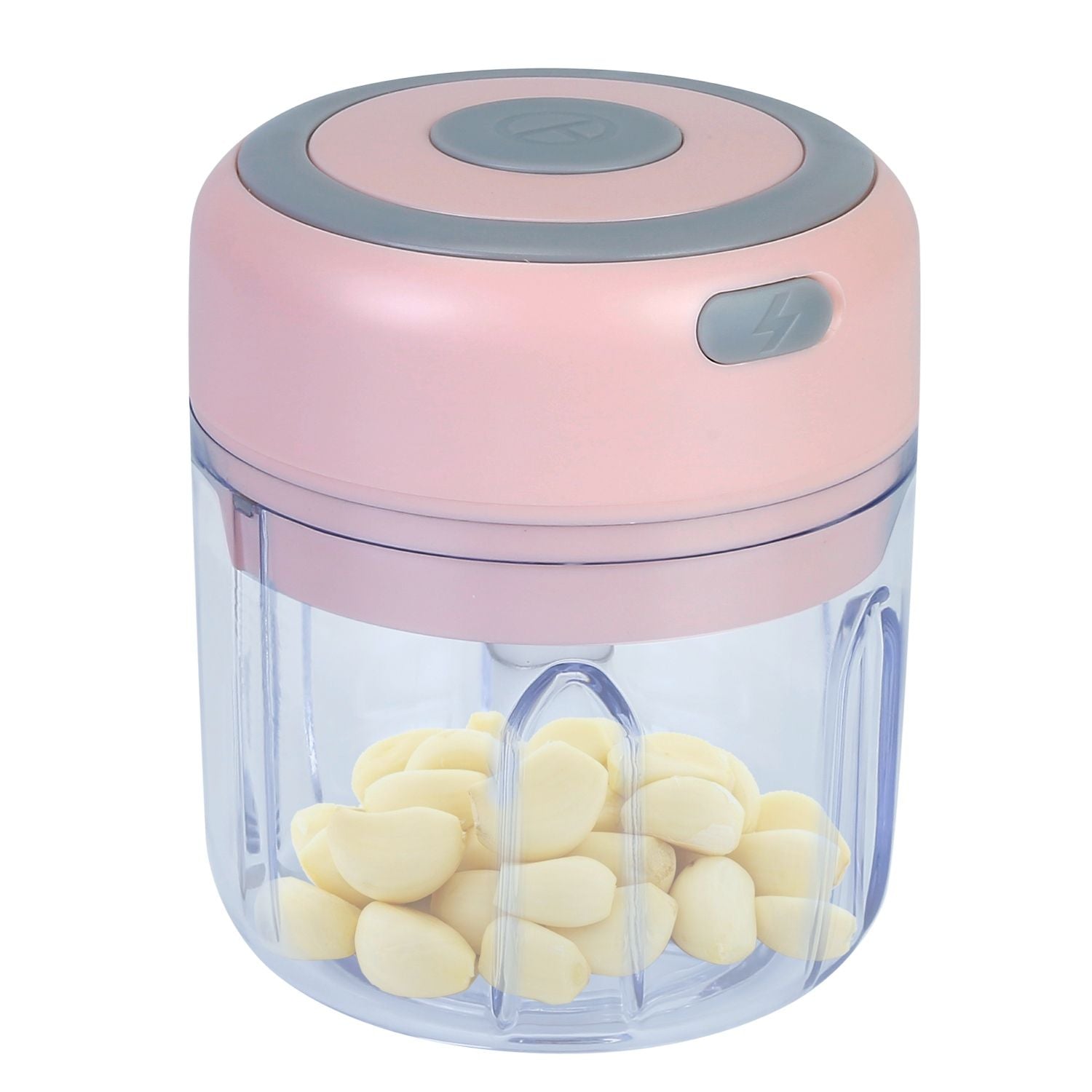 Mini Electric Garlic Chopper Ginger Chopper with 8.45OZ Capacity Cordless Garlic Mincer Food Chopper