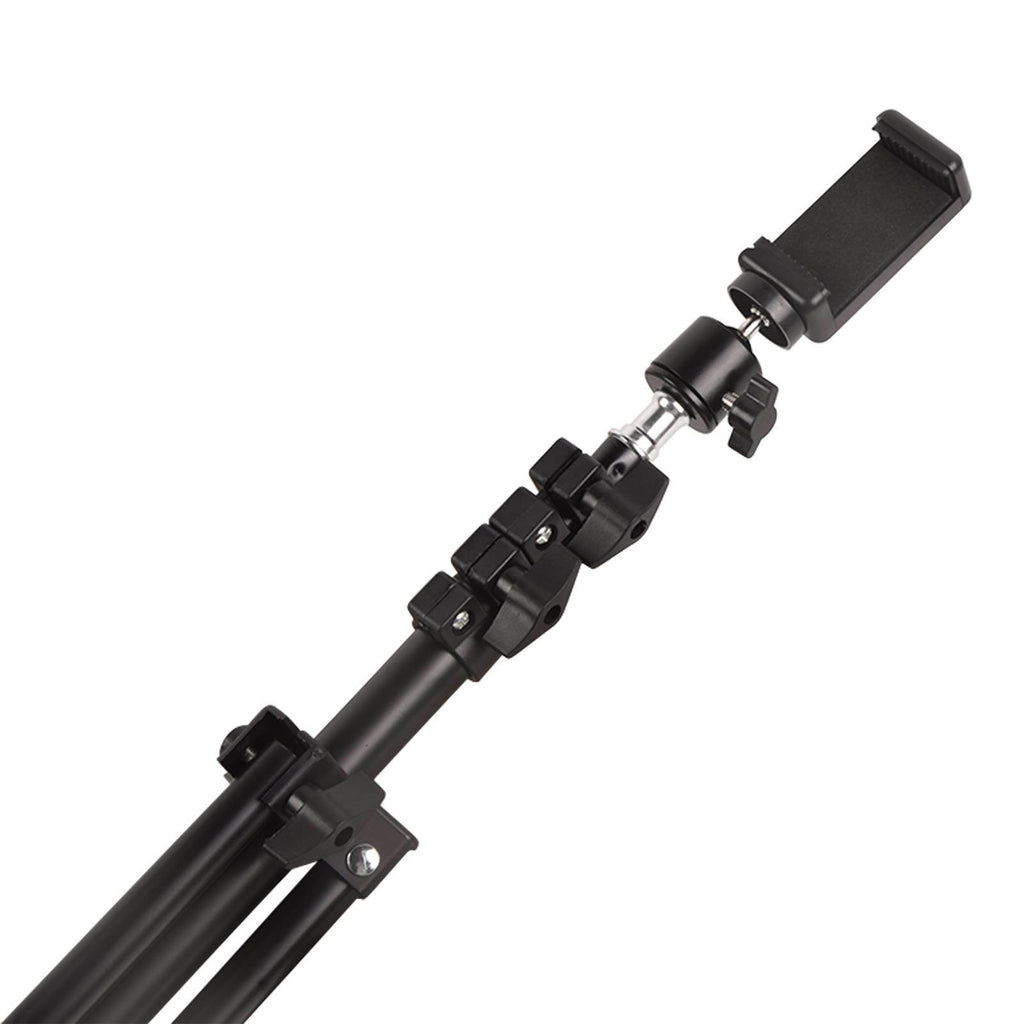 Lightweight Phone Tripod Stand Extendable 78in Aluminum Stand Wireless Remote