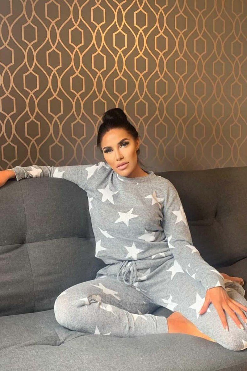 Jogger Lounge Set Star Print