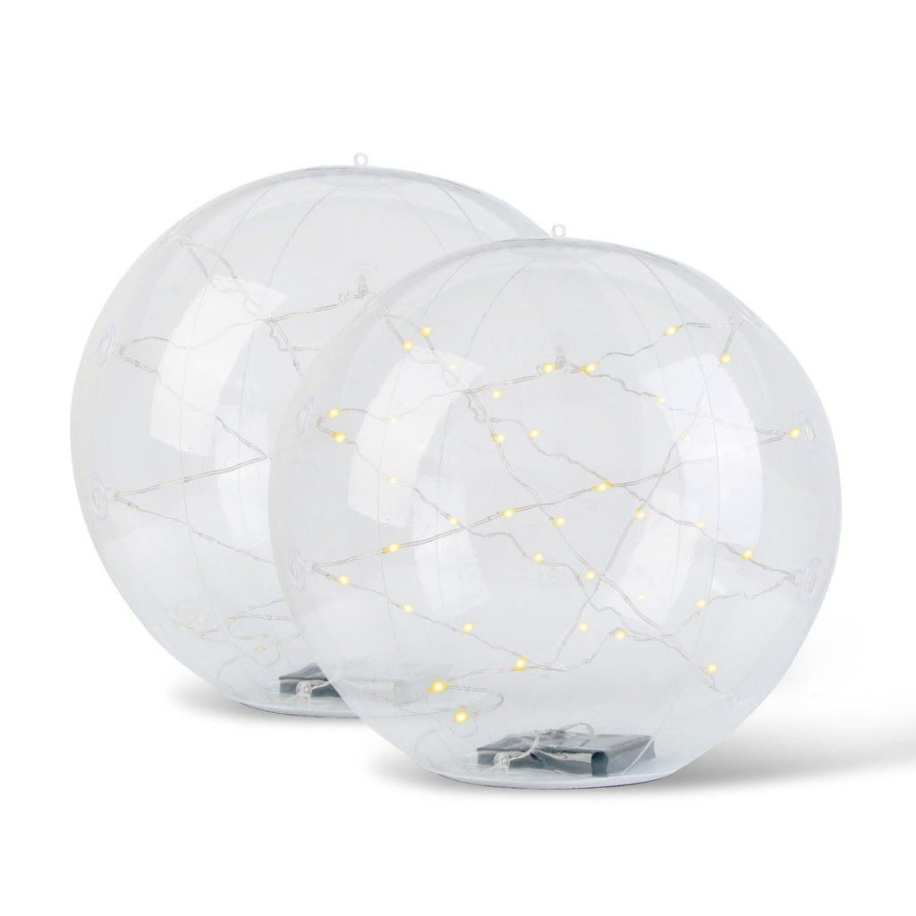 2Pcs Floating Pool Lights 14in Solar Powered Pool Balls IP68 Waterproof Inflatable Pool Decoration Lights with Remote Control 3 Light Modes Timer Adjustable Brightness
