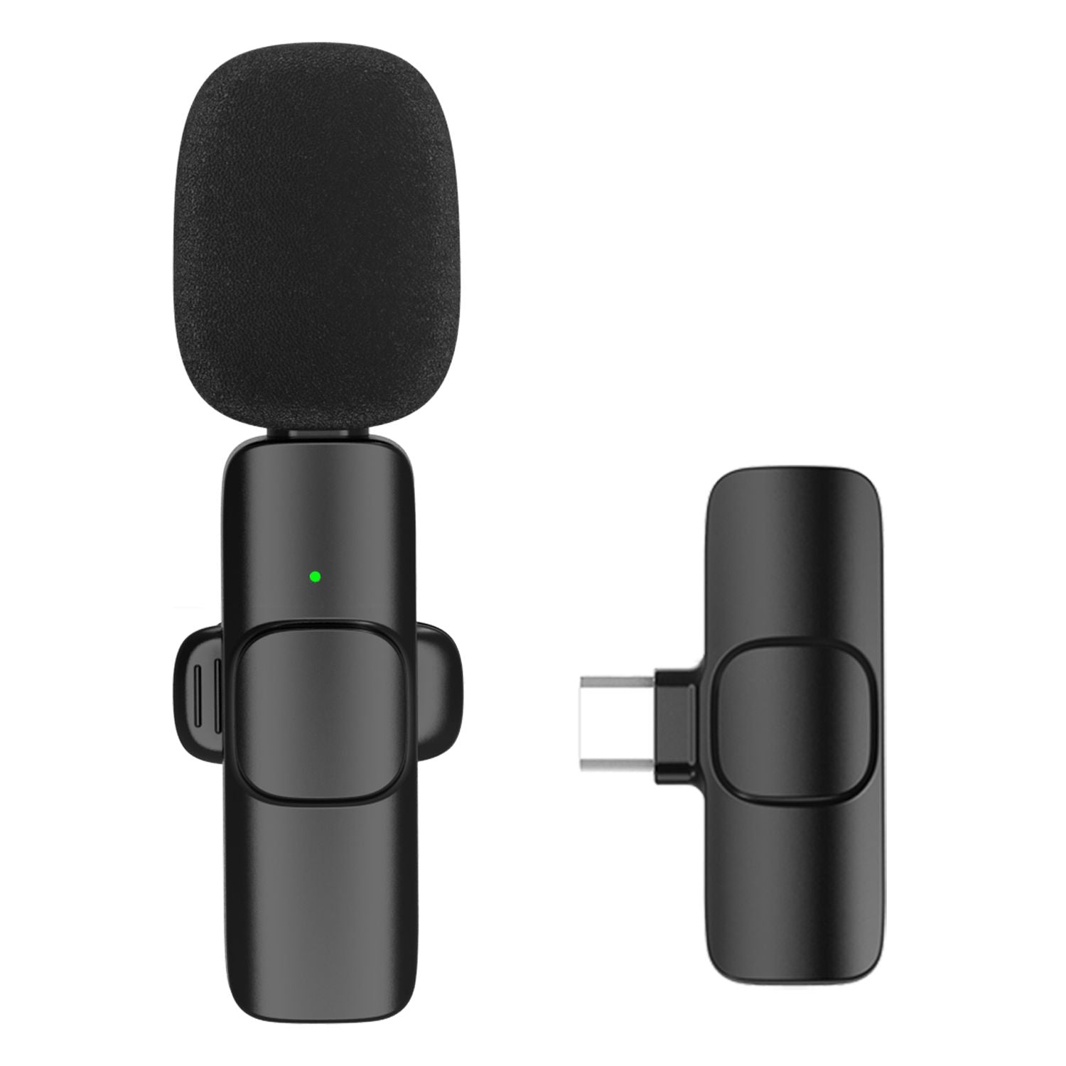 Professional Wireless Lavalier Lapel Microphone For IPhone IPad Plug & Play Lapel Clip-on Mic For YouTube TikTok Interview Live Stream Video Recording Auto-sync