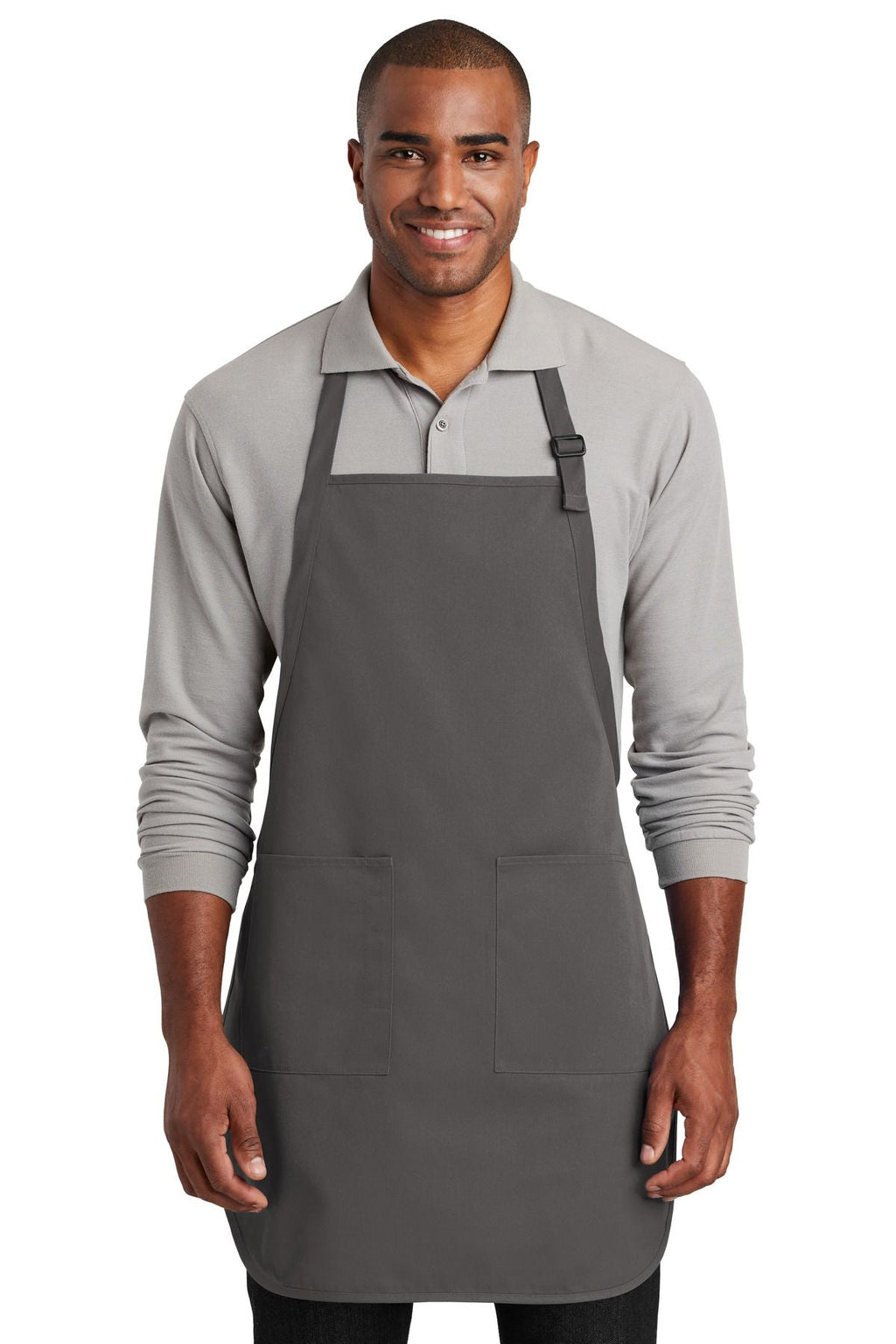 Port Authority Full-Length Two-Pocket Bib Apron A600