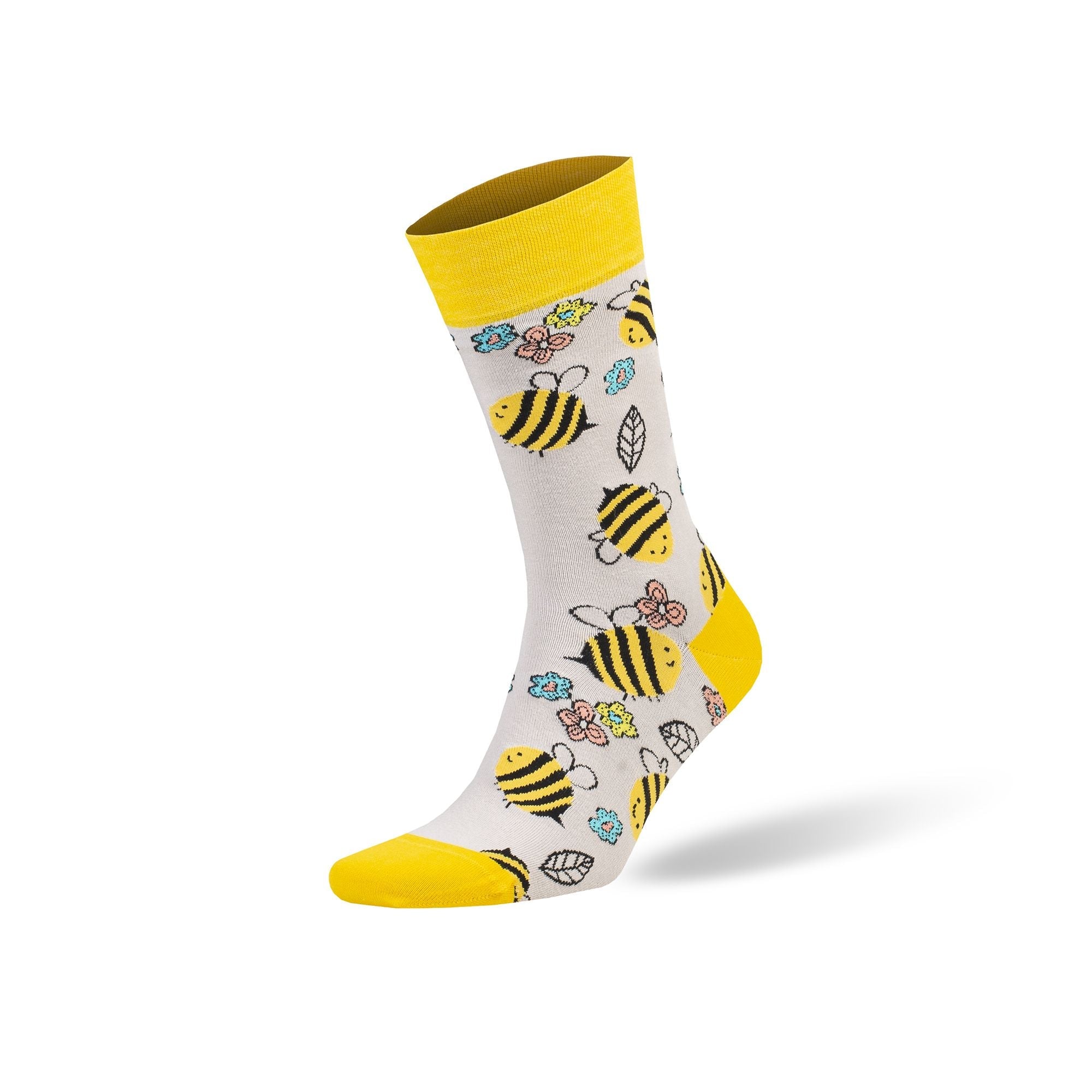 Colorful Funny Combed Cotton Crew Socks