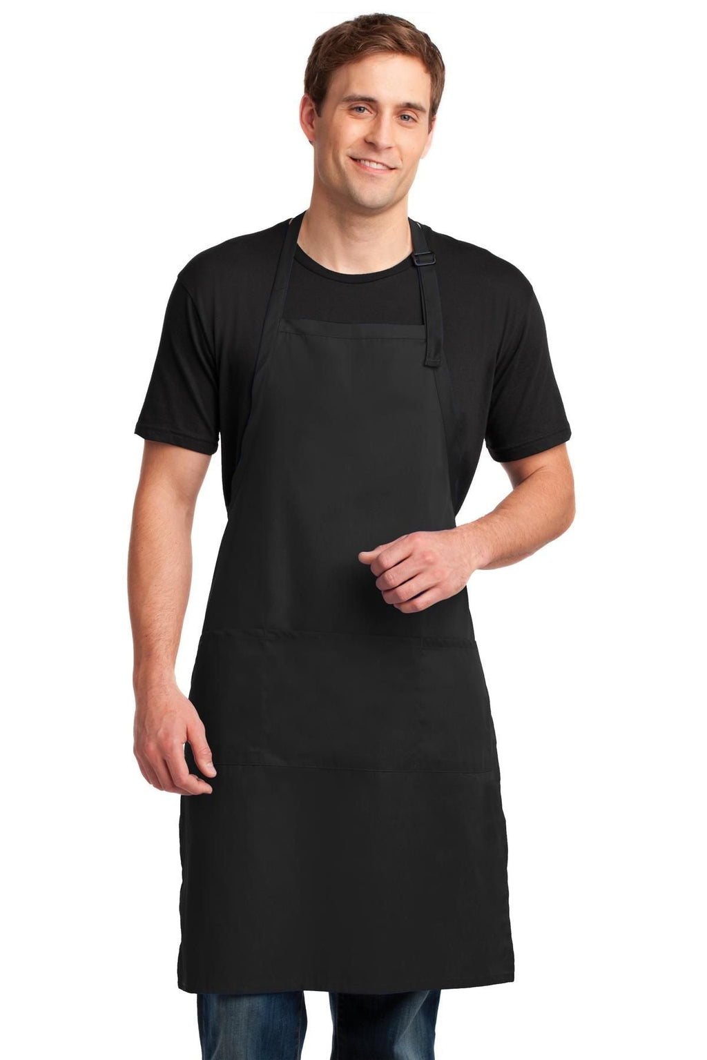 Port Authority Easy Care Extra Long Bib Apron with Stain Release A700