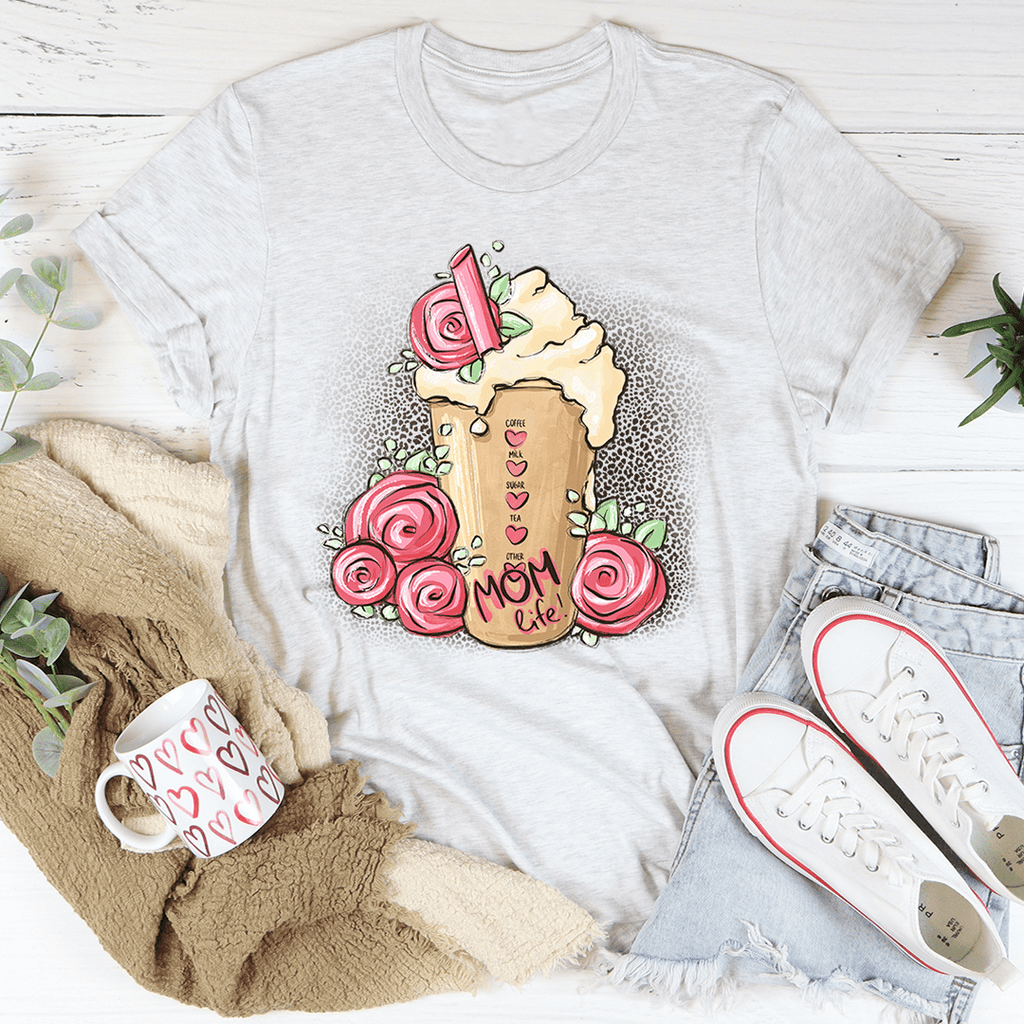 Mom Life Iced Latte T-Shirt