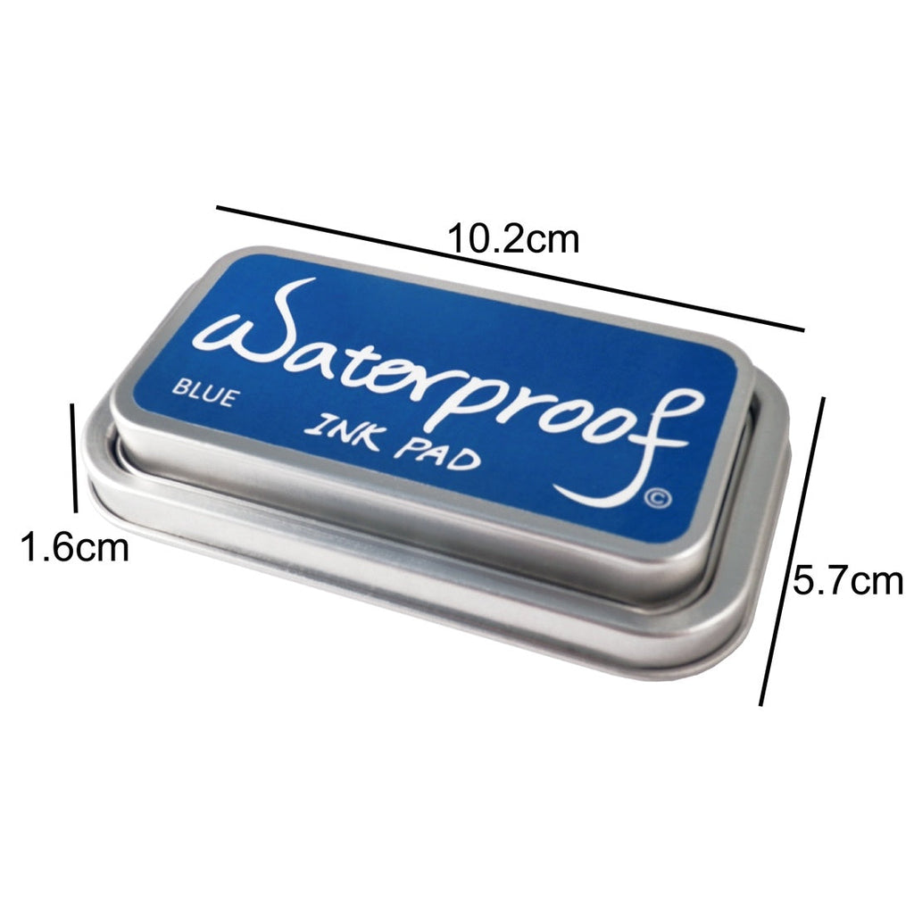 Ink Pads for Rubber Stamps;  Rubber Stamps Pads- Permanent;  Waterproof;  Stamp Pads for Card Making;  Scrapbooking Supplies;  Christmas Ink Stamps;  Hand Stamp Ink Pad;  Non-Toxic (5 Ink Pad Bundles)