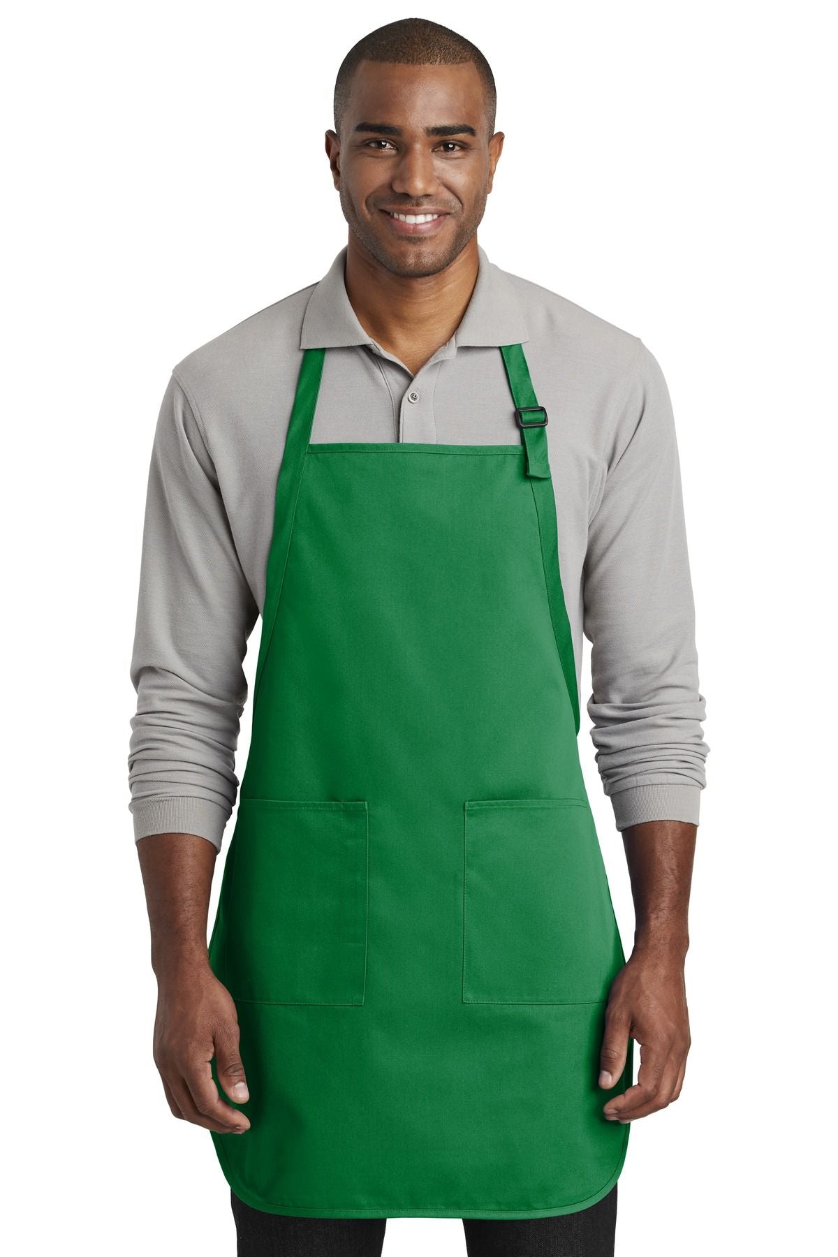 Port Authority Full-Length Two-Pocket Bib Apron A600