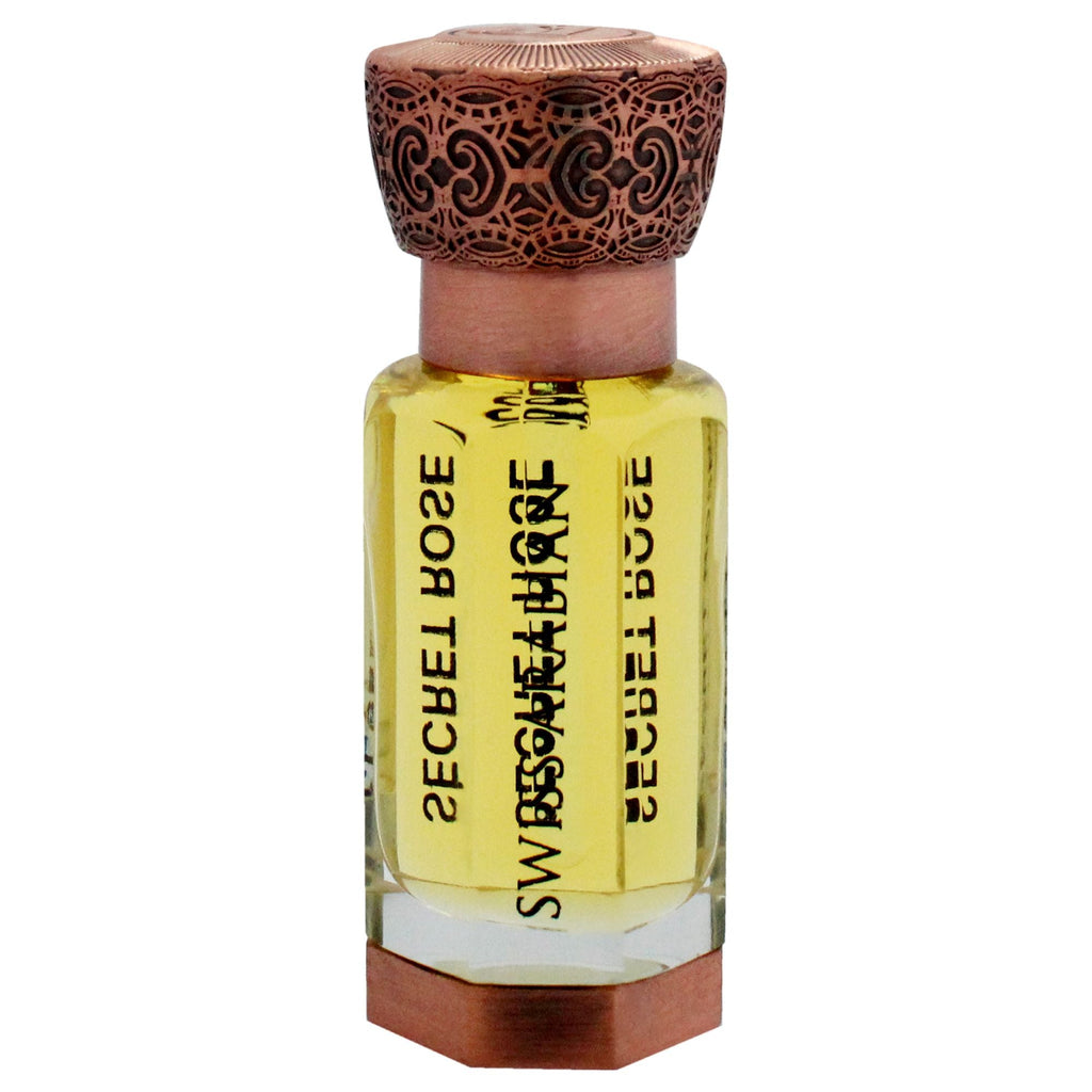 Secret Rose by Swiss Arabian for Unisex - 0.4 oz Parfum Oil