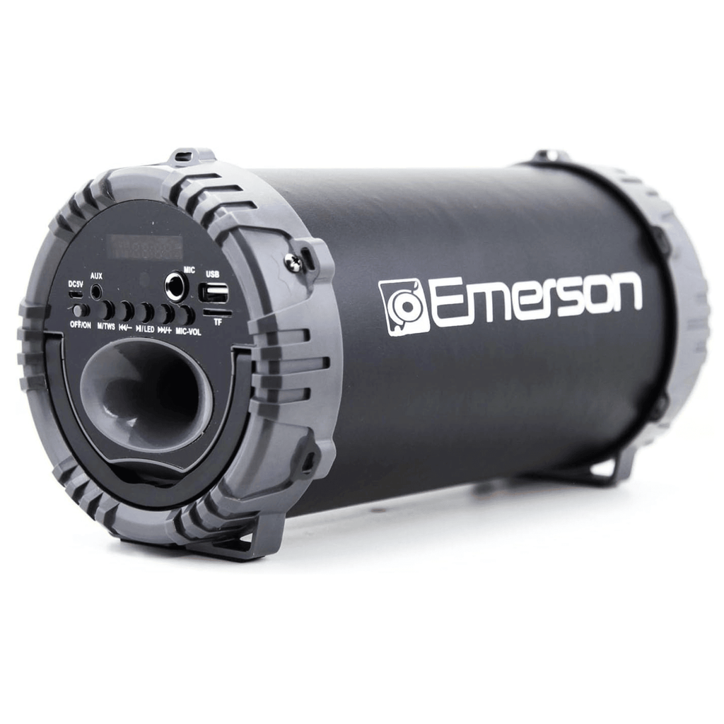 Emerson Portable Bluetooth Speaker with LED Lighting and Carrying Strap