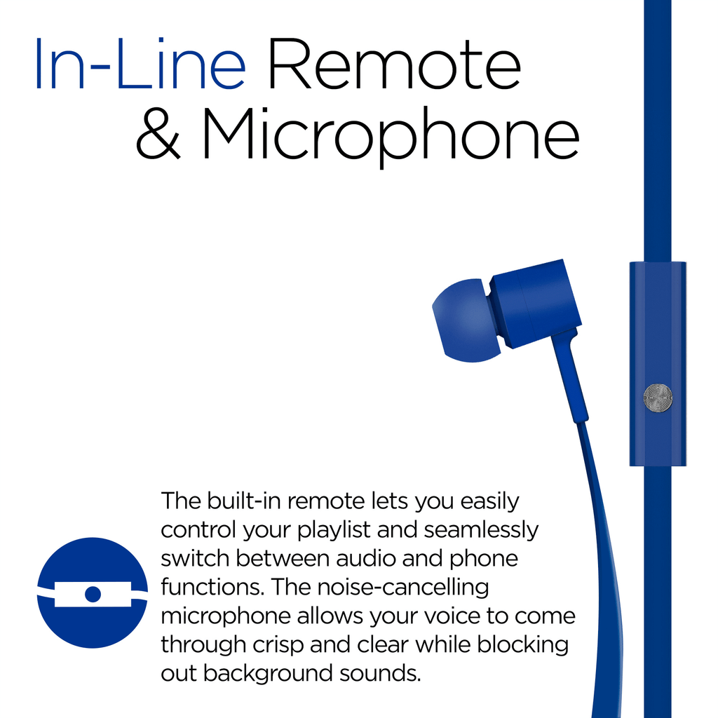 HyperGear Low Ryder Earphones w/Mic 3.5mm