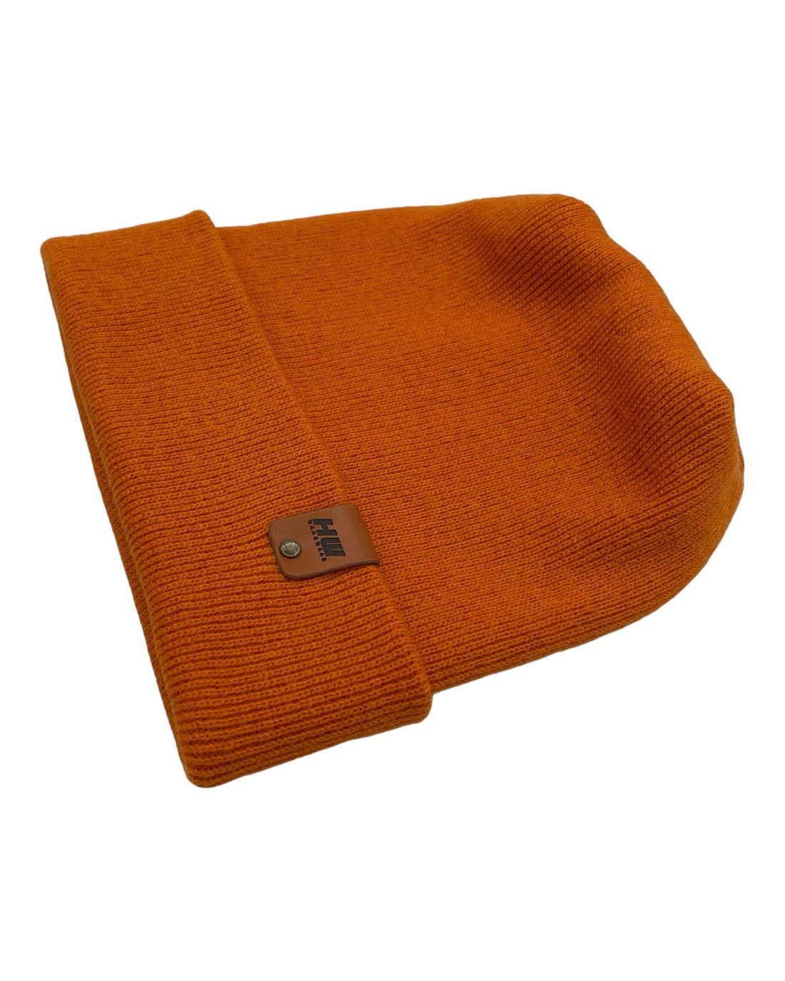 HAAKWEAR Theta-Stitch Cuffed Beanie - Designed and Made in USA (Patent Pending Design) - Tiger Orange