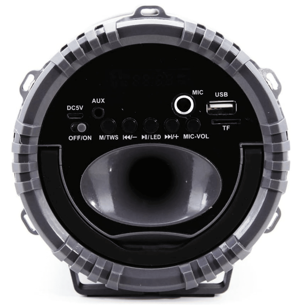 Emerson Portable Bluetooth Speaker with LED Lighting and Carrying Strap