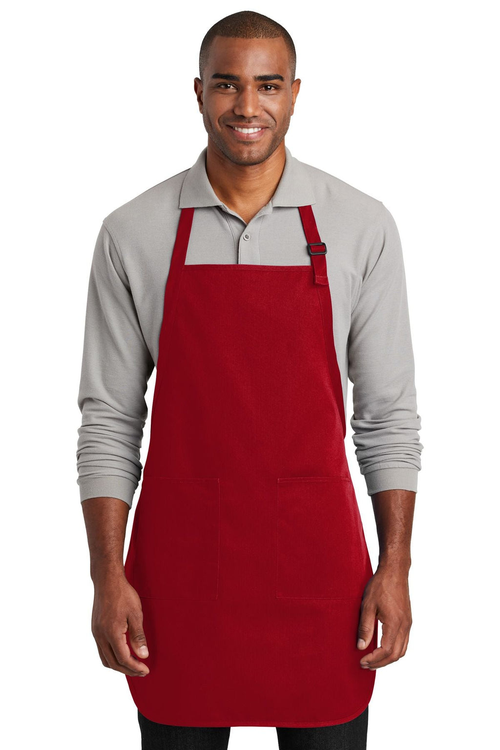 Port Authority Full-Length Two-Pocket Bib Apron A600