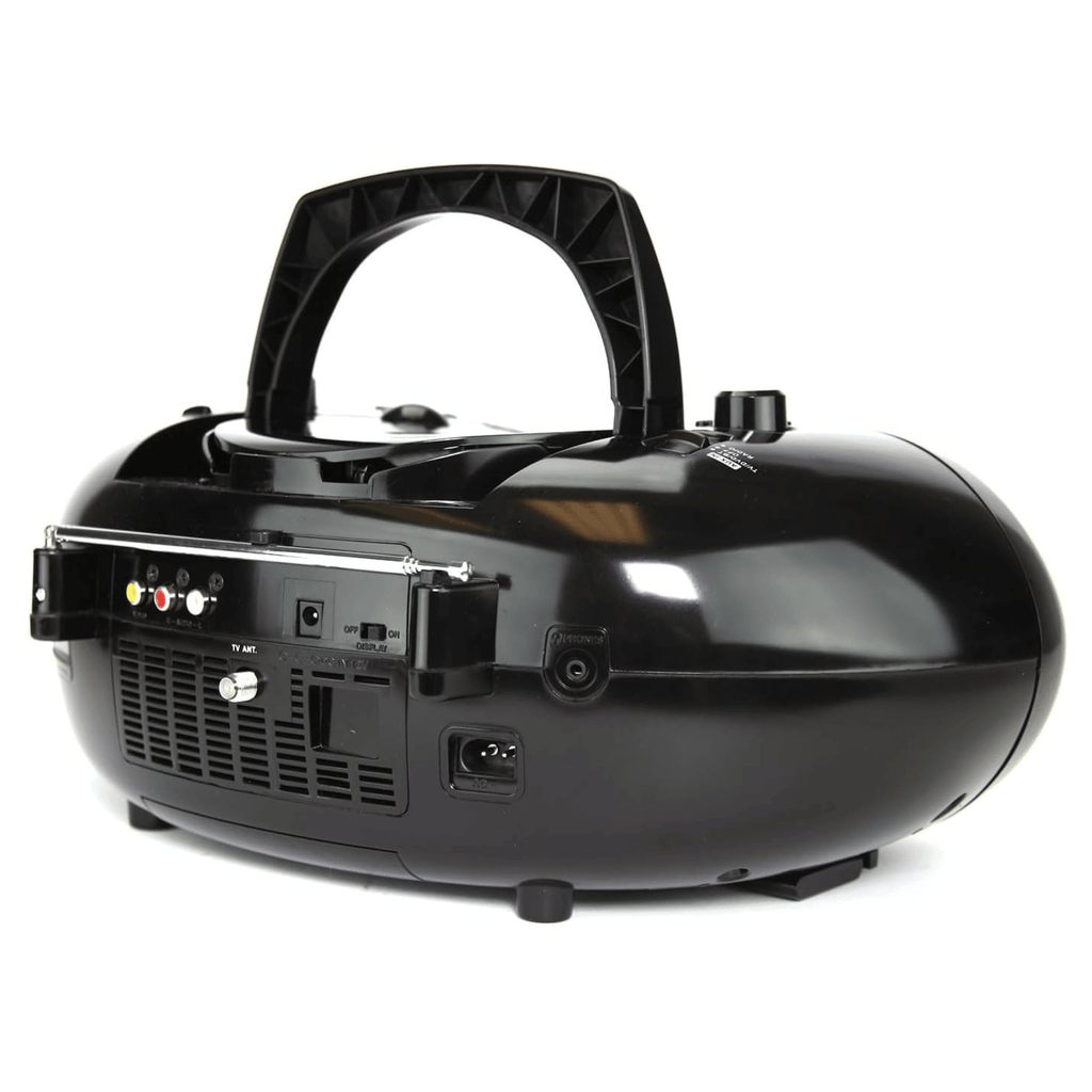 Emerson 7" Bluetooth DVD Boombox with AMFM Radio & Stereo Speakers