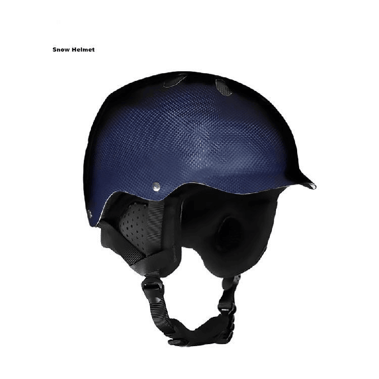 Carbon fiber ski helmet. (High-grade lightweight carbon fiber ski helmet)