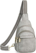 Small Sling Bag for Women Leather Crossbody Bags Fanny Pack Chest Bag for Travel