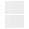 Party Tent Sidewall 2 pcs with Zipper PE White
