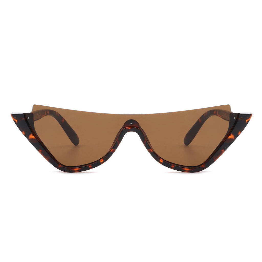 Retro Half Frame Fashion Cat Eye Sunglasses