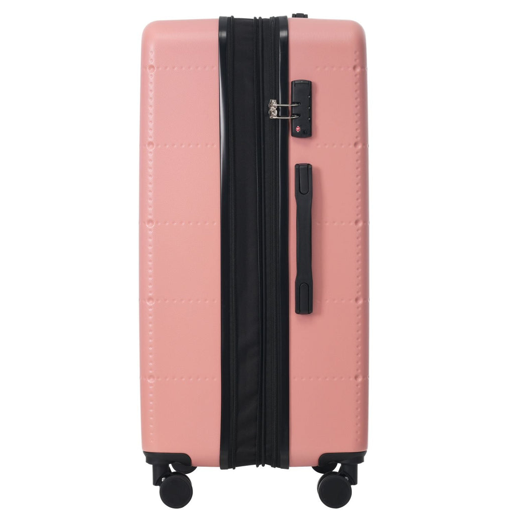 Hardside Luggage Set 5 Piece with Bags,20IN Half-opening Carry on Luggage with USB Port, Expandable 24IN 28IN Luggage with Double Spinner Wheels TSA Lock