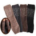 Miss Pearly Legs Leg Warmers With Pearls And Crystals