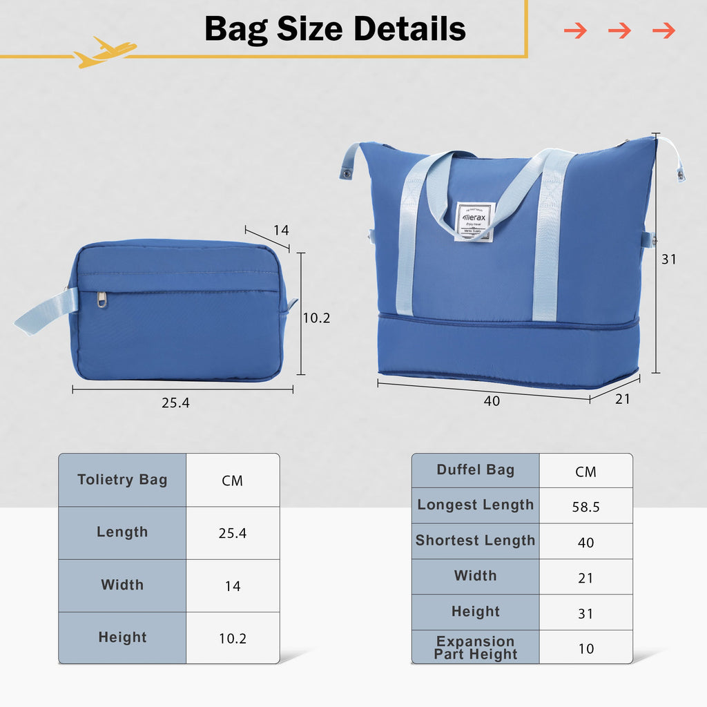 2 Piece Luggage Set with Bags Expanable Spinner Wheels ABS Lightweight Suitcase with TSA Lock 20inch+24inch