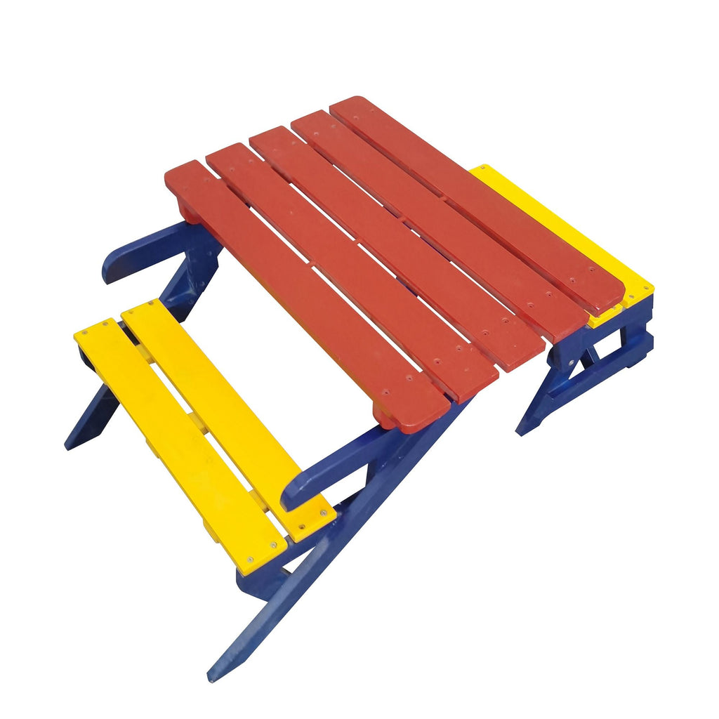 KID'S MULTI-FUNCTIONAL ARM CHAIR;  TABLE+ 2 BENCHES; All-in-one