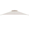 10 x 12 Feet Gazebo Replacement Top with Air Vent and Drainage Holes