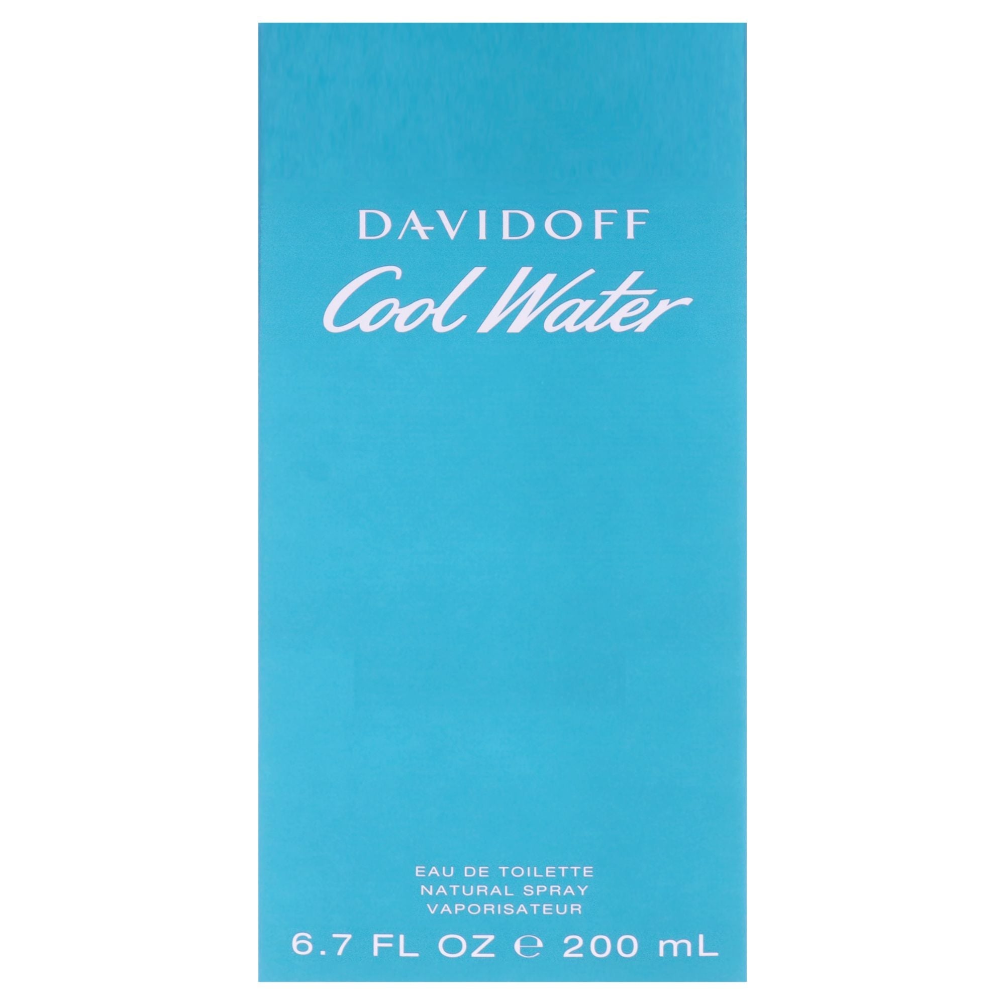 Cool Water by Davidoff for Men - 6.7 oz EDT Spray