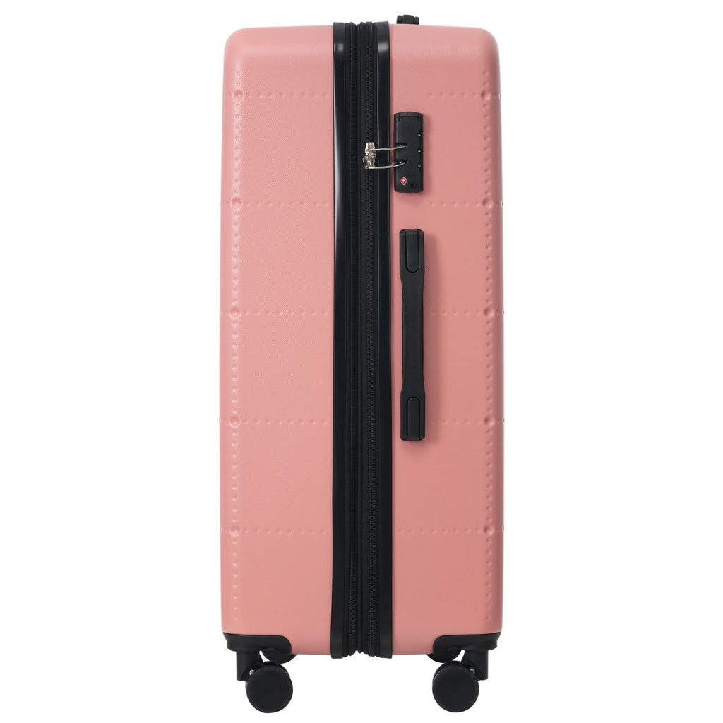 Hardside Luggage Set 5 Piece with Bags,20IN Half-opening Carry on Luggage with USB Port, Expandable 24IN 28IN Luggage with Double Spinner Wheels TSA Lock