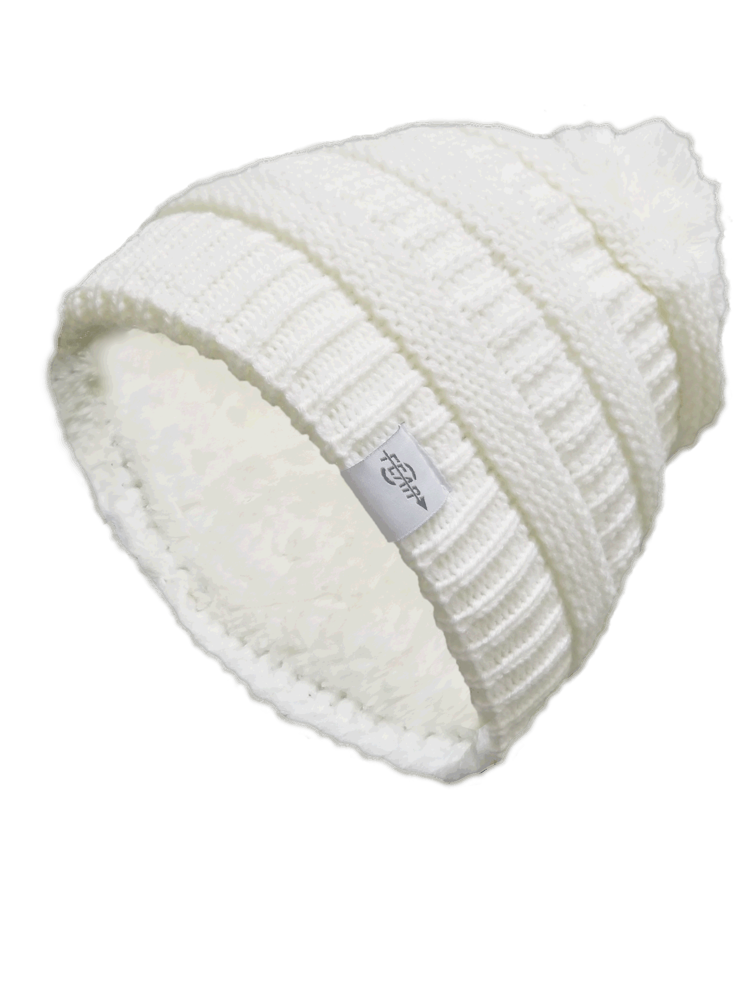 Fear0 NJ Warmest Plush Insulated Lining Knit Cable Pom-Pom Beanie Hat Women