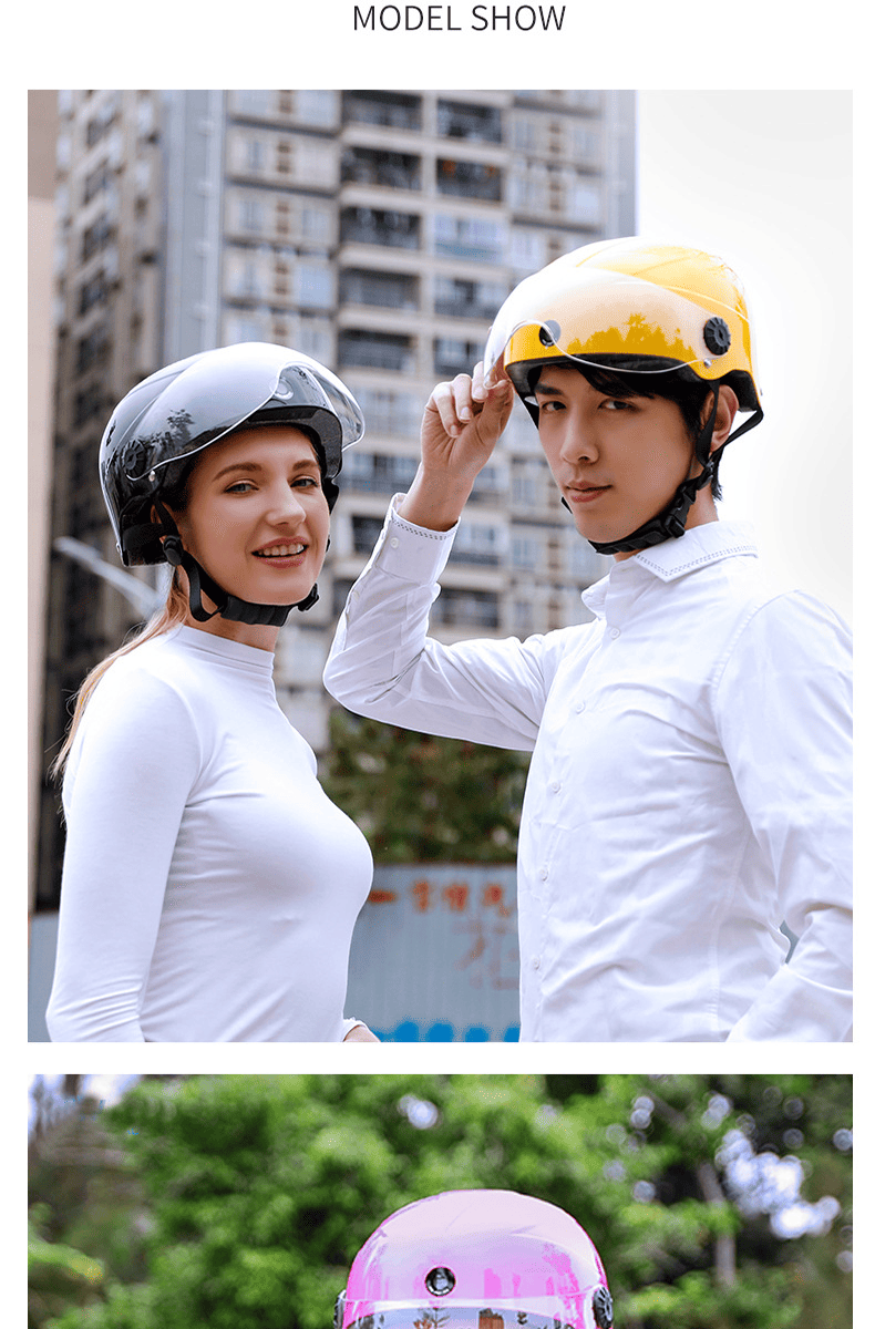 Smart Bluetooth motorcycle helmet. (1920x1080P motion camera (front / back), 64GB (16h) loop video, BT5.2+BLE4.2 Bluetooth, 2x0.5W voice control, phone, message, GPS, MP3)