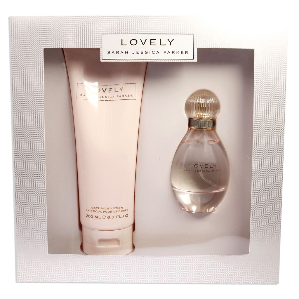 Lovely by Sarah Jessica Parker for Women - 2 Pc Gift Set 1.7oz EDP Spray, 6.7oz Soft Body Lotion