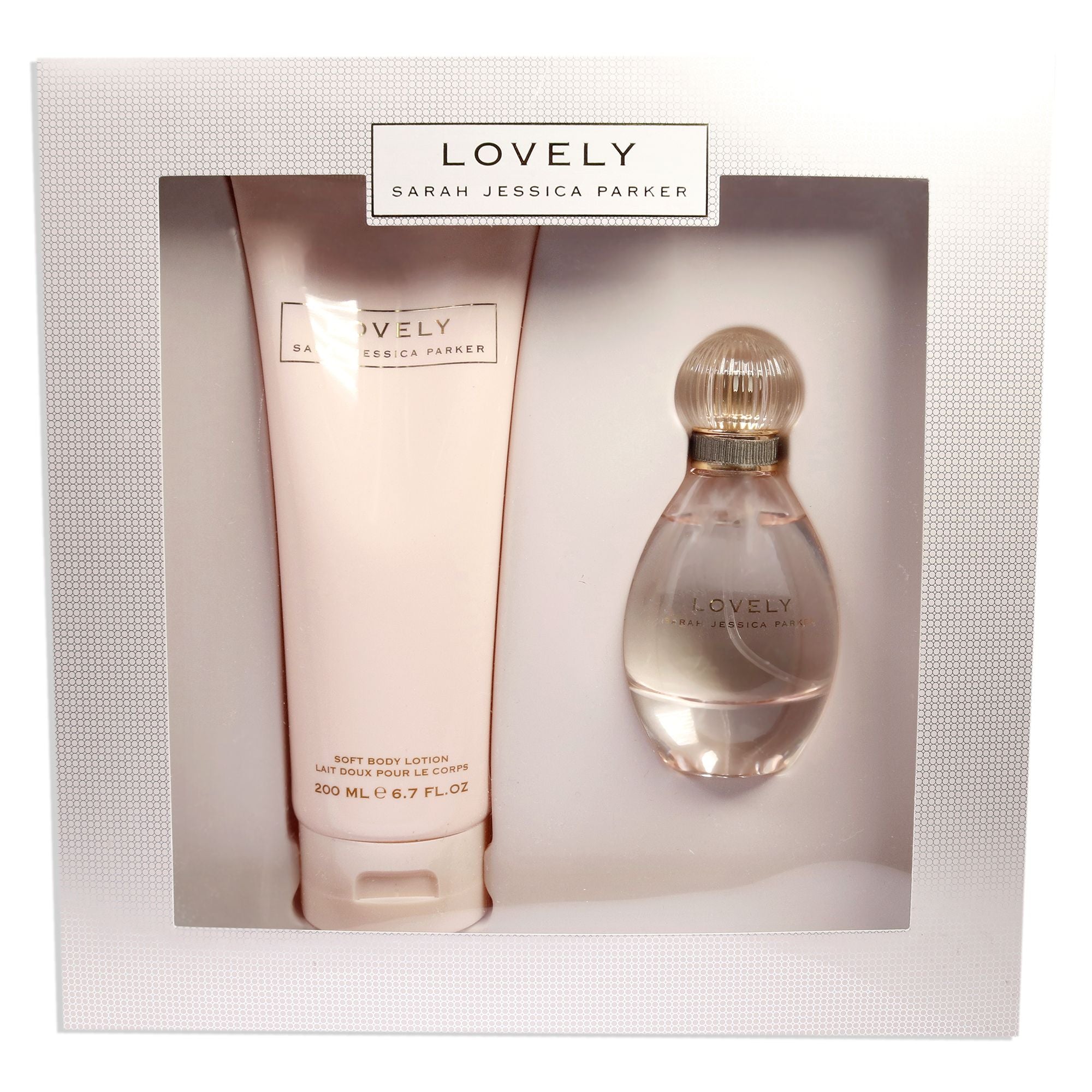 Lovely by Sarah Jessica Parker for Women - 2 Pc Gift Set 1.7oz EDP Spray, 6.7oz Soft Body Lotion