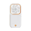 Newly Portable Hands Free Neck Multi-purpose 3 in1 Rechargeable Foldable Mini Cooler Folding Usb Electric Power Fans