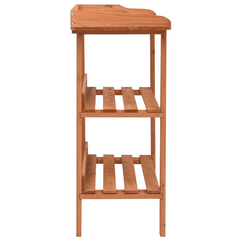 Plant Stand Natural Wood Firwood Standard Durable Plant Stand