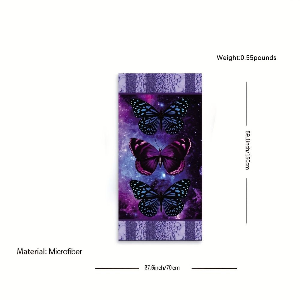 1pc Boho Sandproof Beach Towels, Vacation Beach Accessories, Fast Dry Beach Accessories, For Travel Swim Pool Yoga Camping, Bathroom Accessories